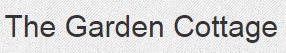 The Garden Cottage - logo
